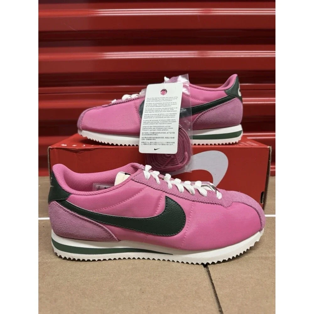 Nike Cortez Pinksicle Gorge Green IH2361-600 Womens NEW Pink White IH2361 600